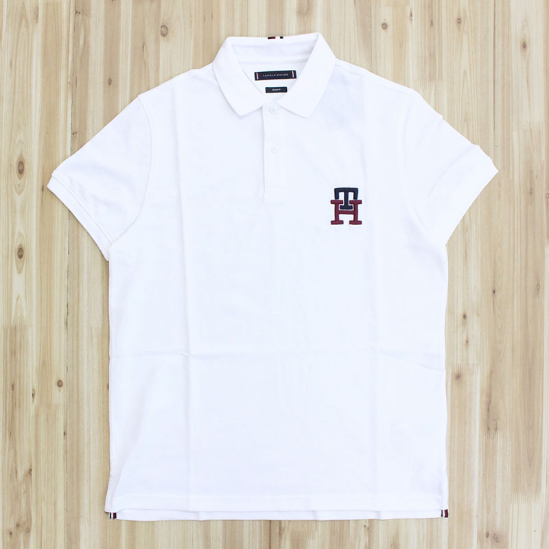  TOMMY HILFIGER g~[ qtBK[ |Cg hJ mO |Vc ESSENTIAL MONOGRAM REGULAR PORO gbvX  MC 䂤pP