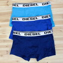 送料無料 DIESEL ディーゼル 3P 3枚セット ボクサーパンツ トランクス 下着 アンダーウェア おしゃれ かっこいい ロゴ ブランド 無地 黒 グレー レッド ブルー グリーン 定番 人気 安い プチプラ おすすめ 00CKY3 RQARZ E4095 E4096 E4098 E4099メンズ プレゼント ギフト MC