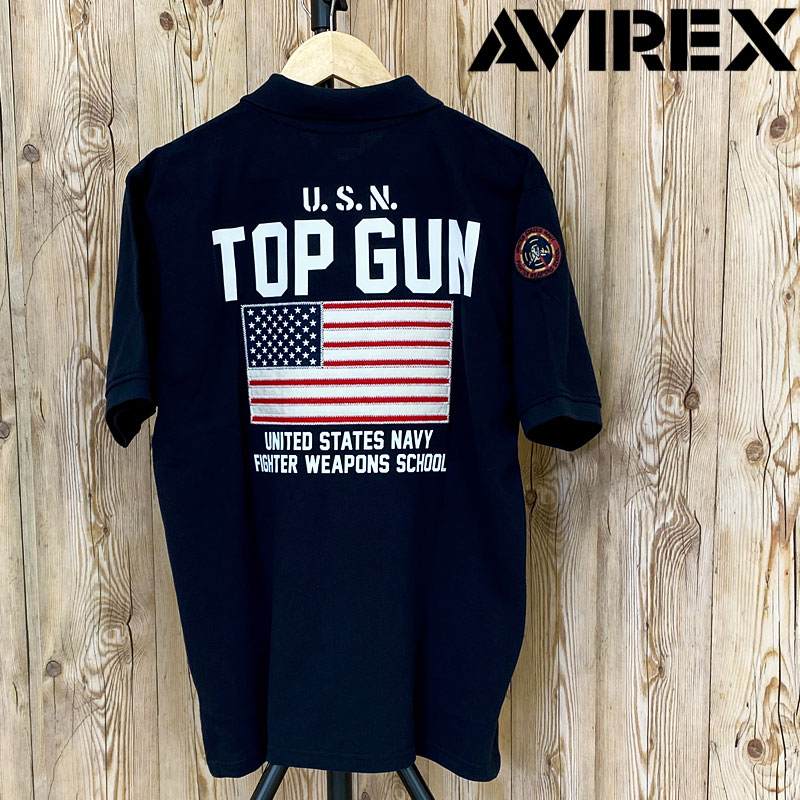  AVIREX ABbNX FLAG TOPGUN |Vc gbvK tbO ̎q ArbNX ~^[ Y uh   ʔ t   MC