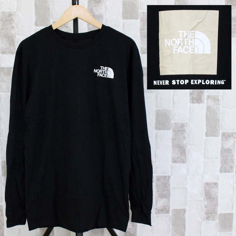  THE NORTH FACE U m[XtFCX XNGABOXobNvgOTVc L/S BOX NSE TEE MC 䂤pP