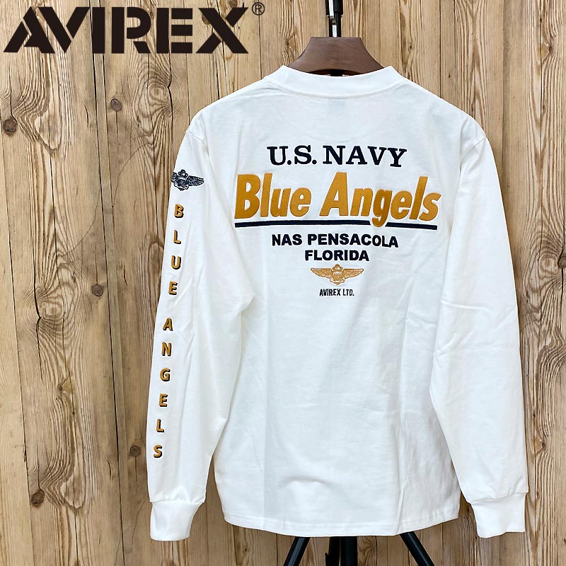  AVIREX ABbNX EMBROIDERED BLUE ANGELS TVc ~^[ hJTVc OTVc T gbvX ArbNX Y uh 783-4130010 MC 䂤pP