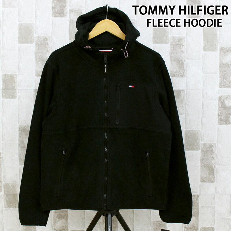 送料無料 TOMMY HILFIGER トミー ヒルフィガー メディアフリースパーカー MIXED MEDIA FLEECE HOODY 長袖 ジップアップ ロゴ トップス メンズ ブランド MC