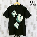 送料無料 HUF ハフ アベセダリアン ショートスリーブTシャツ ABECEDARIAN S/S TEE クルーネック ロゴ コットン トップス 半袖 メンズ ストリート ブランド おすすめ おしゃれ 通販 服 MC ゆうパケ