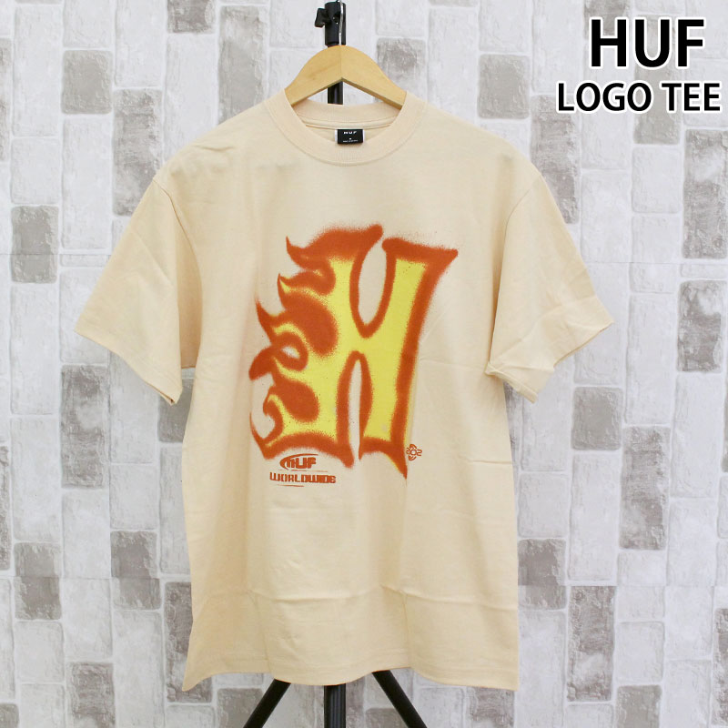 楽天メンズカジュアル通販MC-エムシー送料無料 HUF ハフ ヒートウェーブ 半袖Tシャツ HEAT WAVE S/S TEE クルーネック ロゴ コットン トップス 半袖 メンズ ストリート ブランド おすすめ おしゃれ 通販 服 MC ゆうパケ