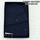 送料無料 TOMMY HILFIGER トミー ヒルフィガー マフラー ビーニー セットエッセンシャル Tommy Hilfiger Set Essential...
