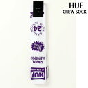 送料無料 HUF ハフ HUF TV クルー ソックス HUF TV CREW SOCK 靴下 SK00855 総柄 メンズ ストリート スケーター 人気ブラン...