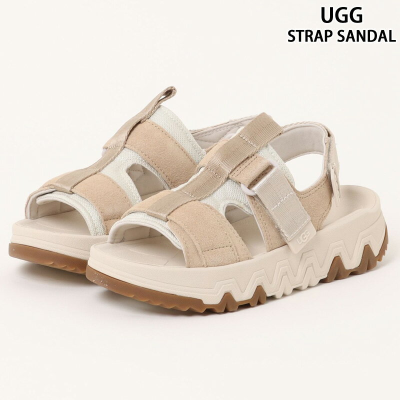 送料無料 UGG アグ キャップトレイル ストラップ サンダル 厚底 CapTrail Strap Sandal 1167496 ブラン..