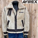 アヴィレックス 送料無料 AVIREX アビレックス アヴィレックス RETORO BOA B-3 ミリタリー ジャケット アウター ブルゾン シャギーフリースボアジャンパー メンズ ブランド MC