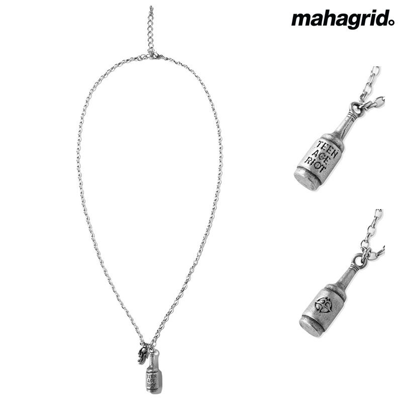 mahagrid マハグリッド カクテルネックレス MOLOTOV COCKTAIL NECKLACE/全1色 韓国ブランド 韓国ファッション ネックレス シルバー アクセサリー アクセ メンズ レディース ユニセックス 新作 正規品