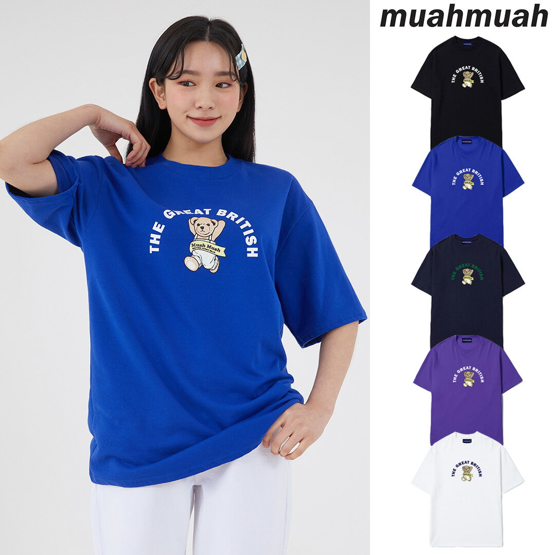 muahmuah ムーアムーア 正規品 ランニングベアライン Tシャツ /全5色【あす楽対応】ムアムア 韓国 韓国ブランド 韓国ファッション トッ..