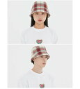CHUPA CHUPS X RMTCRW チュッパチャップスXロマンティッククラウン チェックバケットハット/全2色韓国 韓国ブランド 韓国ファッション 帽子 ハット チェック ロゴ ユニセックス メンズ レディース ストリート