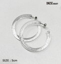 DAESE SELECT デセセレクト ラメアクリル クリア フープピアス (5cm)/全1色韓国系 韓国ブランド 韓国ファッション ピアス フープ ラメ フープピアス レディース 原宿 クリア 透明 シルバー ラメ