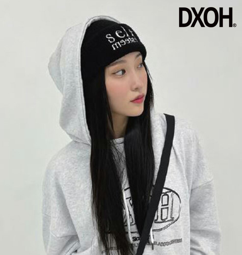 D.XO.H big self-esteem beanie /ビッグセルフエスティーム ビーニ韓国ブランド 韓国ファッション ニット帽 ビーニー 帽子 レディース メンズ シンプル ロゴ 即納