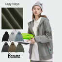 Lazy Tokyo レイジートウキョウ スタンドネック裏起毛ジップパーカー/全6色 パーカー メンズ ジップアップパーカー スウェット スエット 防寒 暖かい...