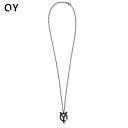 OY オーワイ 正規品 ロゴチェーンネックレス/全1色韓国 韓国ブランド 韓国ファッション ネックレス アクセサリー ロゴ ユニセックス メンズ レディース ストリート