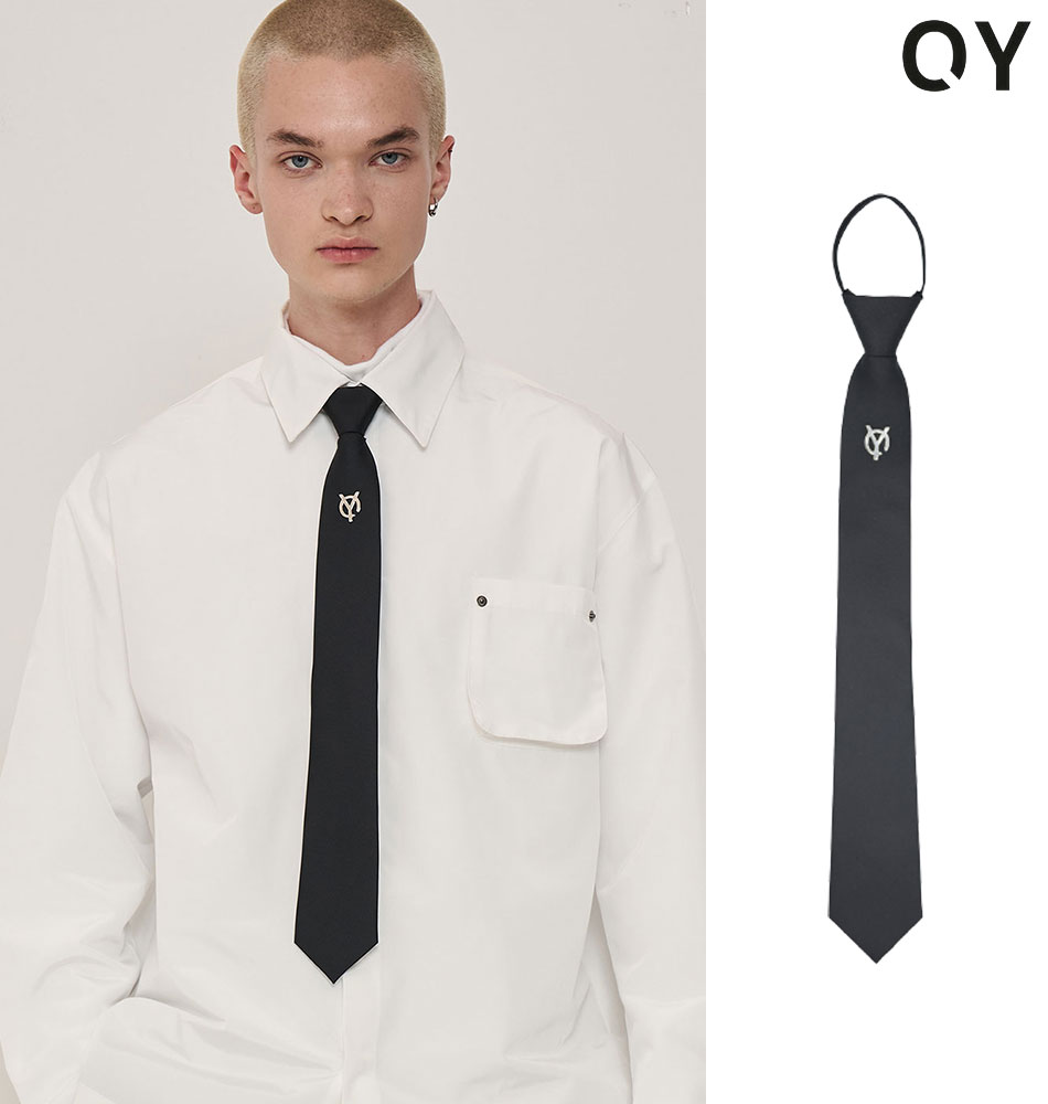 OY オーワイ 正規品 OY METAL LOGO NECKTIE/全1色【あす楽対応】韓国ブランド 韓国ファッション ネクタイ タイ アクセサリー 小物 ユニセックス メンズ レディース ストリート