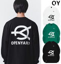 リー ペアTシャツ [即納]【正規品】OY オーワイ ベーシックロゴ LS BASIC LOGO LONG SLEEVE/全3色【あす楽対応】 韓国ブランド 韓国ファッション Tシャツ 長袖 Tシャツ ロンT ロゴ ユニセックス メンズ レディース ストリート カジュアル 2023 春 新作