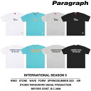 Paragraph パラグラフ 正規品 MINI NOBODY Tシャツ /全4色韓国 韓国ブランド 韓国ファッション トップス Tシャツ ロゴ 半袖 ユニセックス メンズ レディース ストリート