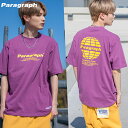 Paragraph パラグラフ 正規品 ロゴ Tシャツ /全5色韓国 韓国ブランド 韓国ファッション トップス Tシャツ 半袖 ロゴ ユニセックス メンズ レディース ストリート