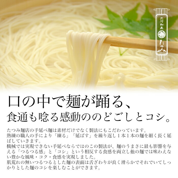 たつみ麺店 ギフト用化粧箱入り 手延べ乾そうめん 250g×8袋（約20人前） 手延べそ...