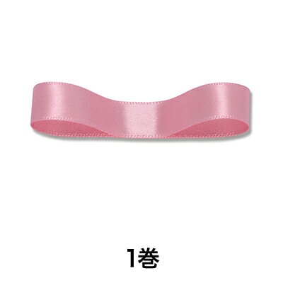【リボン】シングルサテンリボン 12×20 モモ