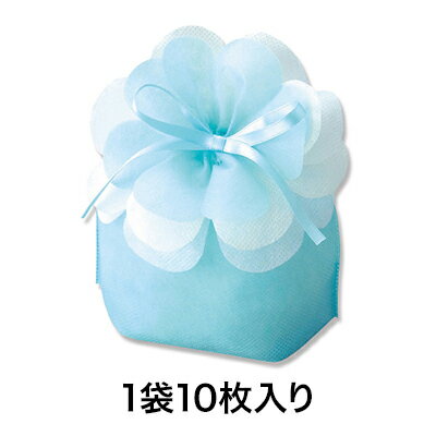 【巾着袋】LP070ブルーミング巾着 小 パステルブルー