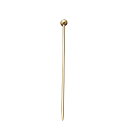 カクテルピン(6本入) 金メッキ 玉