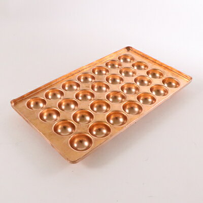 【ブラックフライデー！ポイント最大10倍】銅製たこ焼天板 28穴