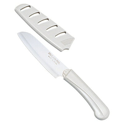 【ブラックフライデー！ポイント最大10倍】アートクック サヤ付フルーツナイフ 95mm (白) FK-432