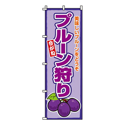 【のぼり旗】プルーン狩り　0100241IN 業務用 のぼり のぼり旗