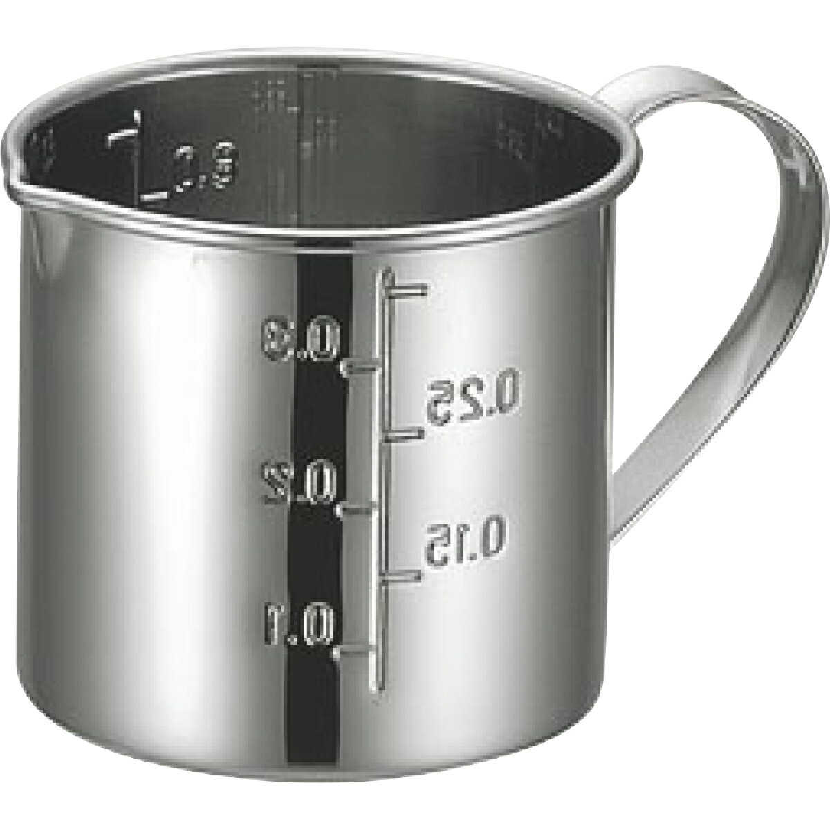 【ブラックフライデー！ポイント最大10倍】KO 18-8口付計量カップ 20cm