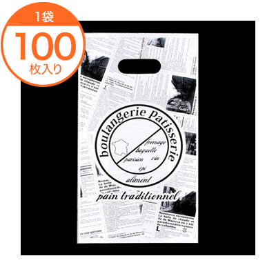 【手提袋】　6335　ヨーロピアン丸抜手提袋　＃25　小　100枚
