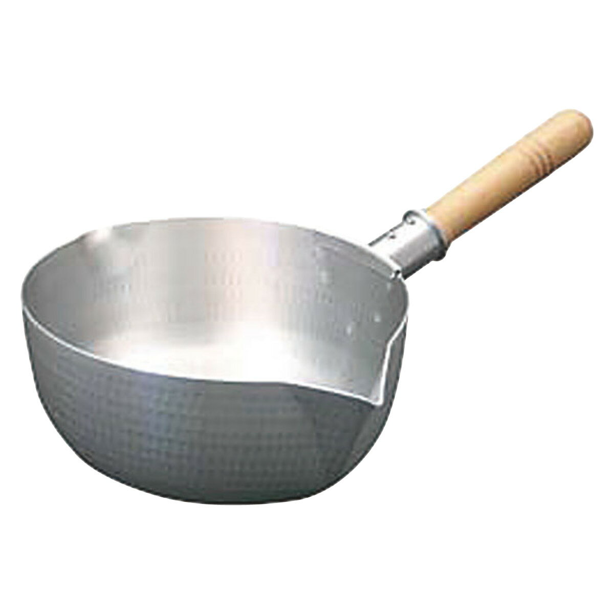 【ブラックフライデー！ポイント最大10倍】アルミ雪平鍋ペリカン口 22.5cm目盛付(2.9L)