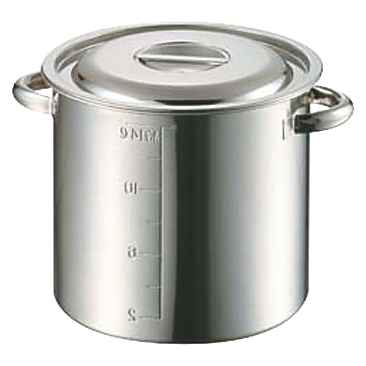 AG モリブデン目盛付寸胴鍋 27cm(15.0L)