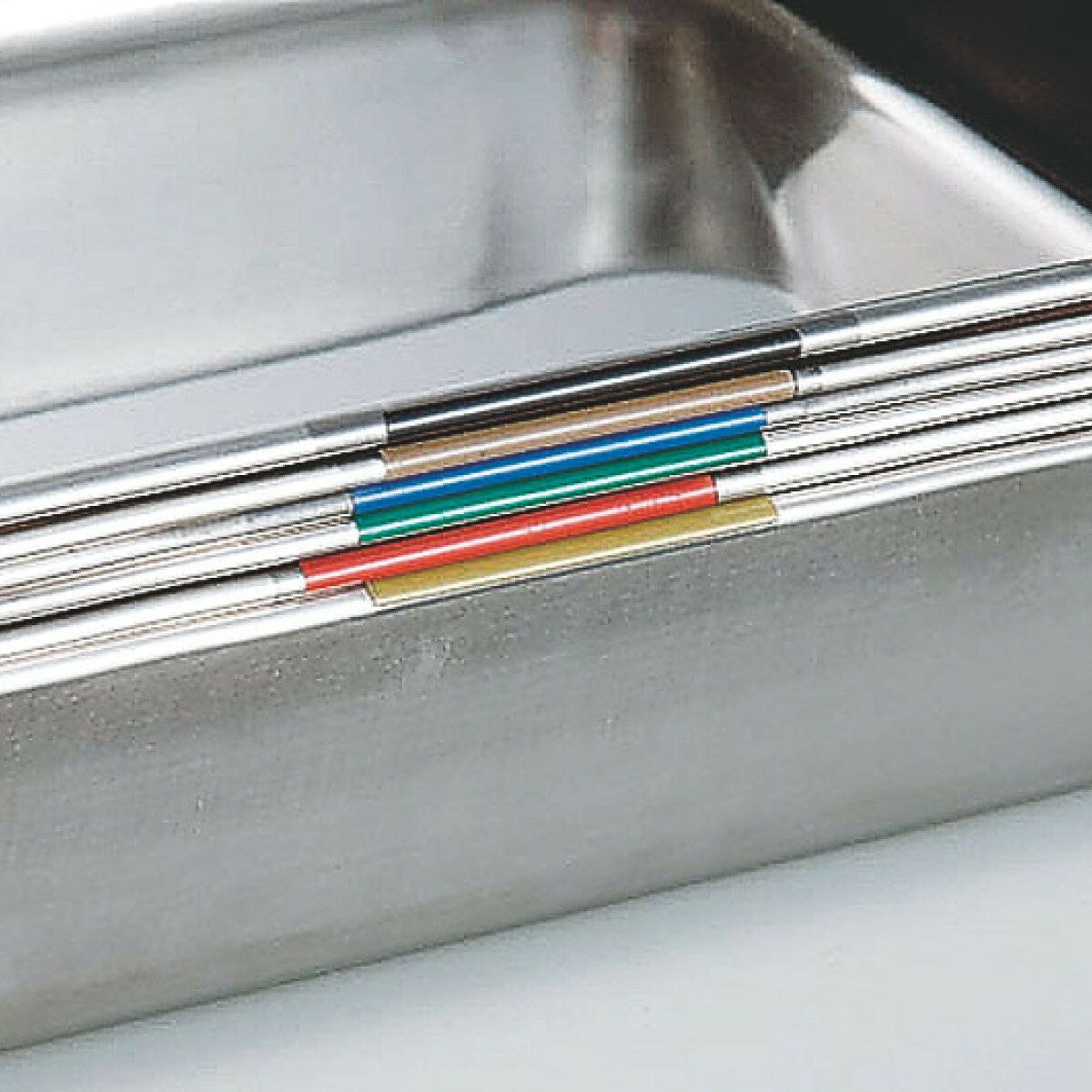 【ブラックフライデー！ポイント最大10倍】18-8 カラー角バット キャビネ 赤