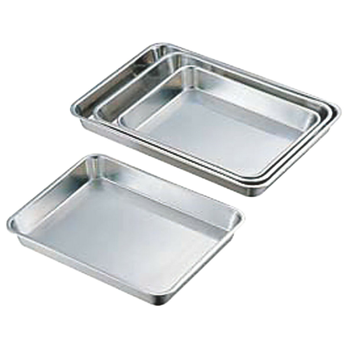 【ブラックフライデー！ポイント最大10倍】CLO 18-8浅型角バット 6枚取2/3(3)