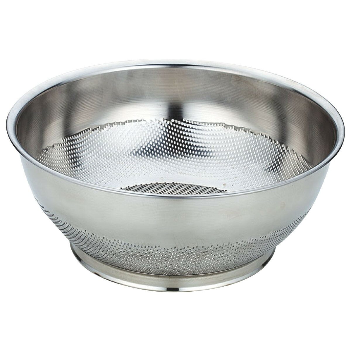 UK18-8パンチング 巾広浅型ザル 60cm