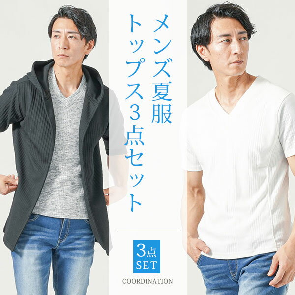 夏服 メンズ 夏コーデ マネキン買い トップス 夏 カジュアル 30代 40代 50代 ファッション メンズファッション フード フーディ tシャツ カットソー...