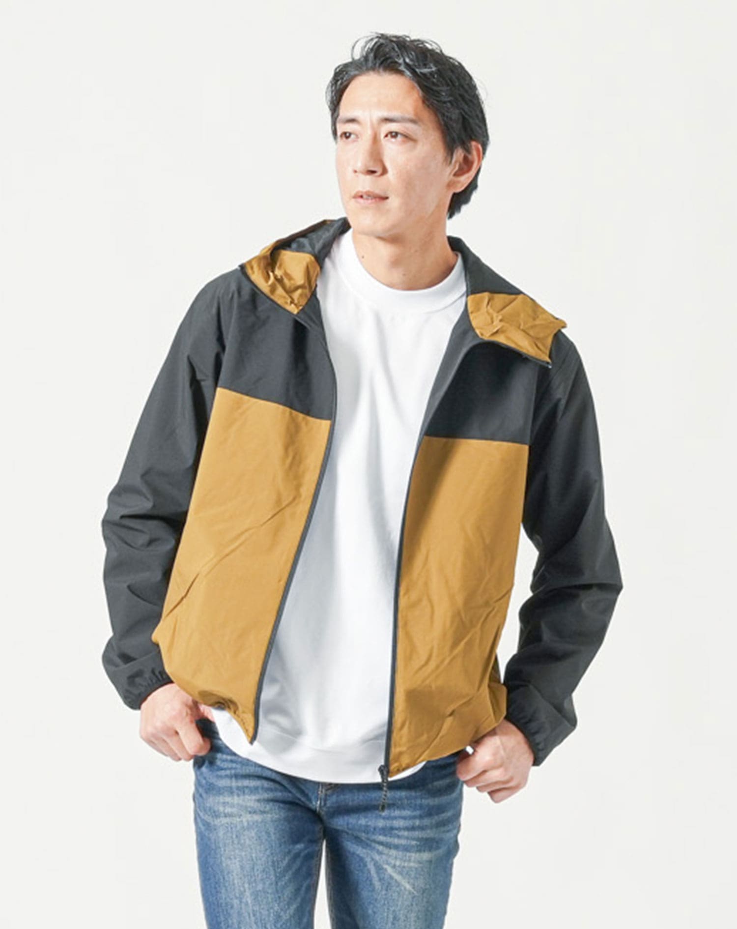 マネキン買い メンズ 春コーデ 春服 春 全身セット 全身コーデ 全身 コーデセット コーデ セット 40代 50代 30代 ファッション メンズファッション アウター マウンテンパーカー フード カットソー 無地 全身 男性 デート 服装 アウター ズボン カジュアル アウトドア