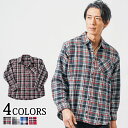 楽天MENZ-STYLE メンズスタイルチェックシャツ メンズ トップス シャツ フランネル 長袖 春 秋 冬 服 ファッション 30代 40代 50代 MENZ-STYLE メンズシャツ長袖