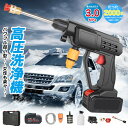 高圧洗浄機 コードレス 充電式 高圧噴射3MPa 3段階調節圧力 バッテリー駆動 10000mAh 21V 300W 軽量コンパクト 水圧洗浄機 自吸式 洗車機 洗車ガン 洗車/庭/屋外/階段/外壁/ベランダ バッテリー付き充電式 高圧洗浄 プレゼント(4)