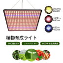 植物育成ライト LED パネル 500個LED 屋内 屋外用 フルスペクトル 観葉植物 多肉植物 LED 育成ライト 植物ライト 600W相当 ソーラー led...