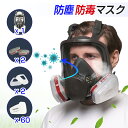 2023最新防毒マスク◆全顔防霧防護マスク一体式+フィルター2個セット+濾過綿60枚◆農薬散布 防毒マスク 農薬散布マスク 化学工業 塗装専用 防塵防護マスク ...