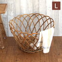 Creer アラログ丸バスケットLクレエ