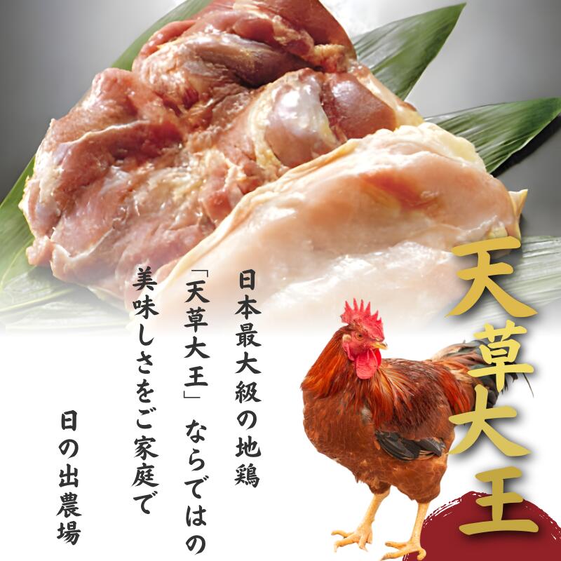 【幻の地鶏 天草大王 1.5キロ 産地直送にてお届け】一羽丸ごとセット モモ肉 ムネ肉 ササミ 手羽元 手羽先 砂ずり レバー 計7部位 唐揚げ 鶏すき 水炊き 天草大王を堪能できるレシピ本付き - Image 2