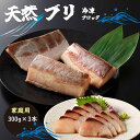 【天然ブリ冷凍鮮魚3本セット家庭用】お取り寄せ 熊本 天草 川端水産 魚 おうち時間 鰤 ぶり ブリ 刺身 ブロック ぶりしゃぶ
