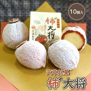 【柿¨大将(10個入)】【干柿の和菓子】【熊本名物】【黒瀬製菓舗】市田柿 天草 お土産 干し柿 柿 白あん こしあん 熊本銘菓 肥後銘菓 和菓子 お菓子 スイーツ お茶菓子 珍しい プチギフト お取り寄せ 九州 贈り物 結婚祝い お彼岸 高級和菓子 残暑見舞い 敬老の日