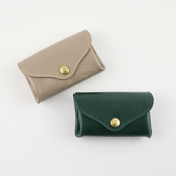 グレンロイヤル 小銭入れ（メンズ） グレンロイヤル GLENROYAL SMALL PURSE 財布 ブライドルレザー 小銭入れ 革 コインケース ベージュ グリーン 03-6188