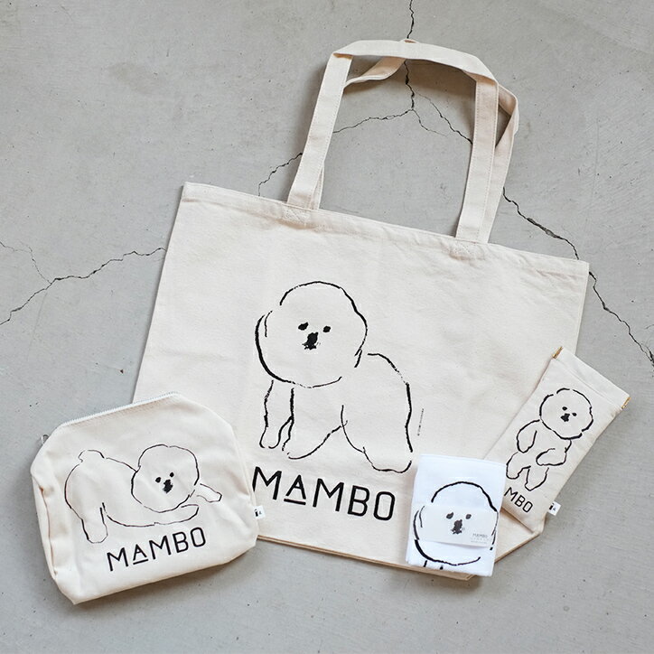送料無料 クラスカ Claska イラスト 塩川いづみ Mambo 大人気mamboシリーズがギフトに嬉しい4点セットに トートバッグ 子ども ポーチ バネポーチ マンボ ギフト 4点セット ハンカチ プレゼント 贈り物 塩川いづみ イラスト 綿100 子ども 出産祝い 誕生日