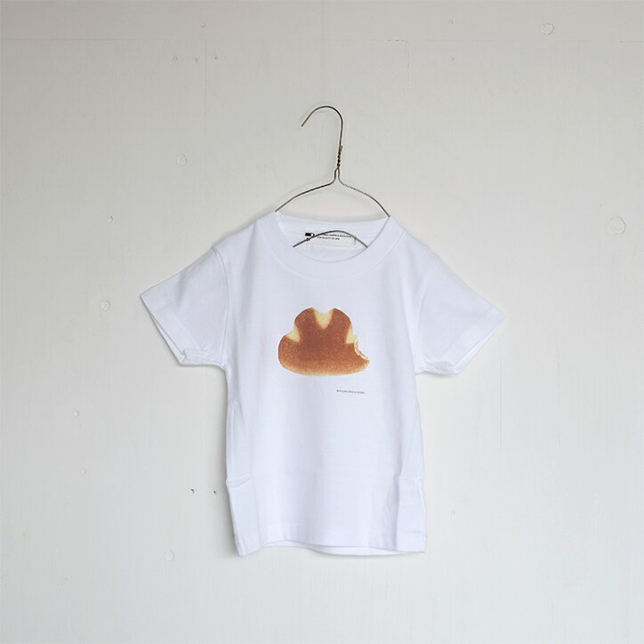 CLASKA クラスカ フランスパン クリームパン イラスト Tシャツ 80 100 キッズ 子供 子供服 半袖 コットン 綿 男の子 女の子 白 ホワイト ブランド おしゃれ かわいい ギフト プレゼント お祝い 出産祝い 人気 シンプル 北欧